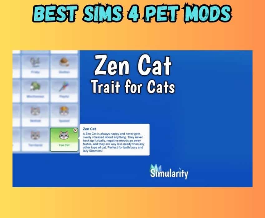 zen cat trait mod for cats