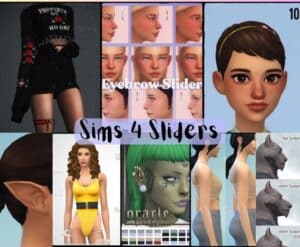 sims 4 sliders collage