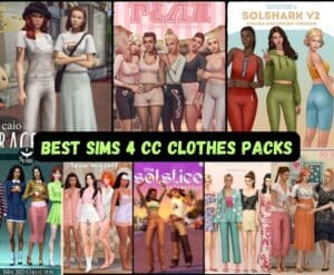 Sims 4 cc Clothes packs