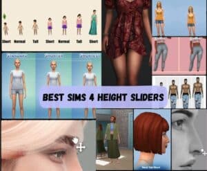 sims 4 height slider mods collage