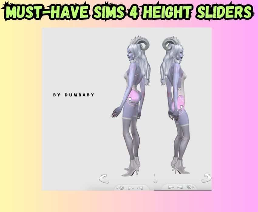 Sims 4 hip height slider