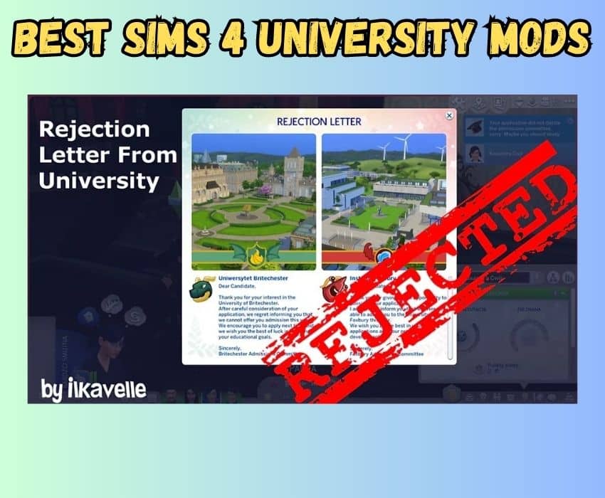 Sims 4 Rejection letter