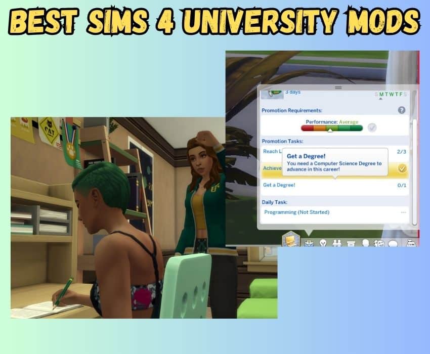 Sims 4 University mods