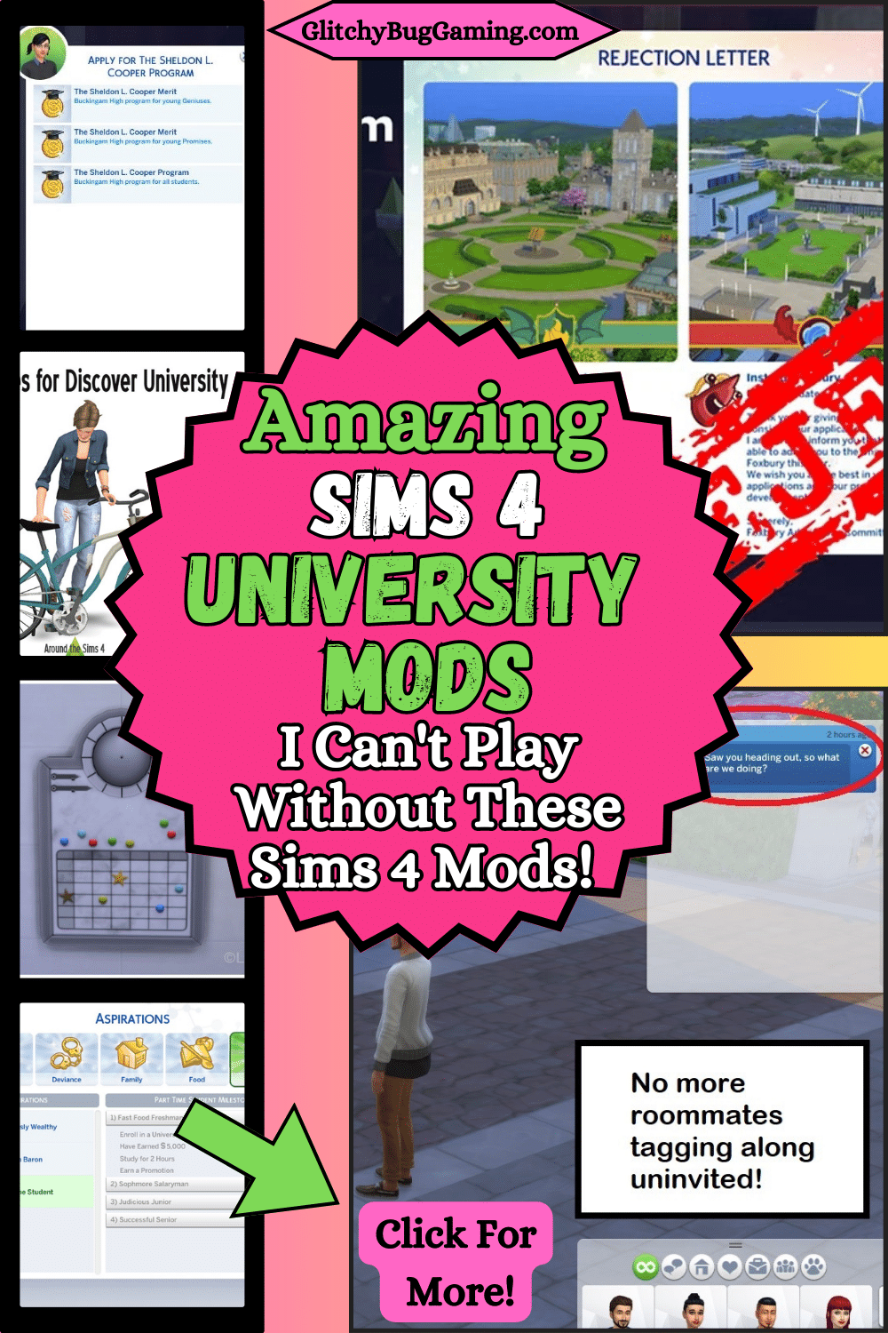 Sims 4 university mods
