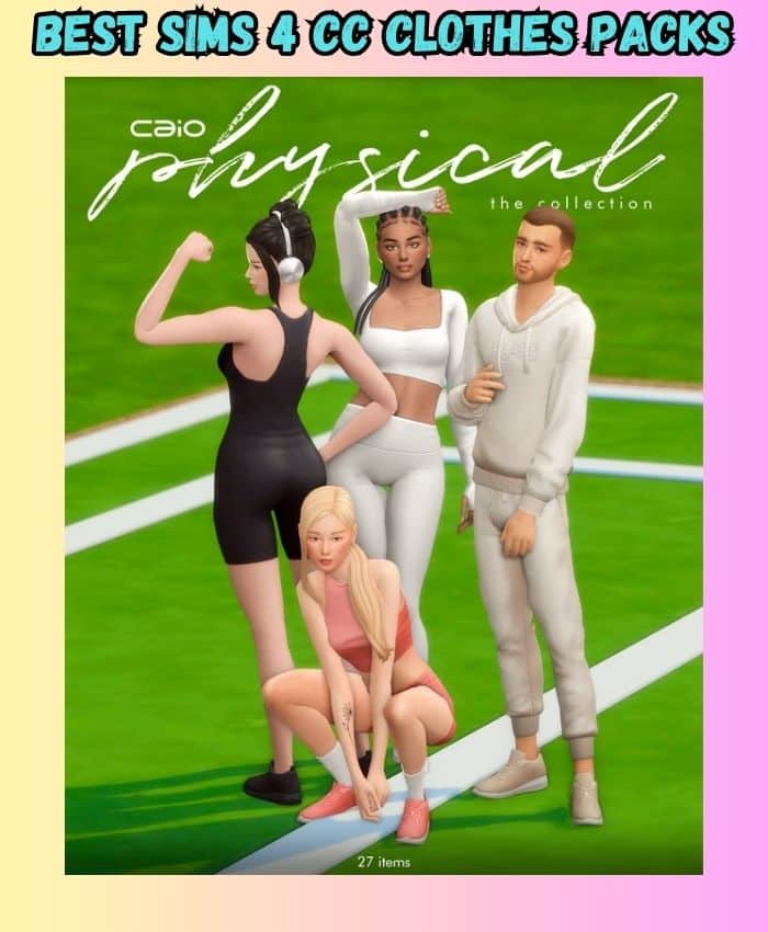 Sims 4 physical clothes set