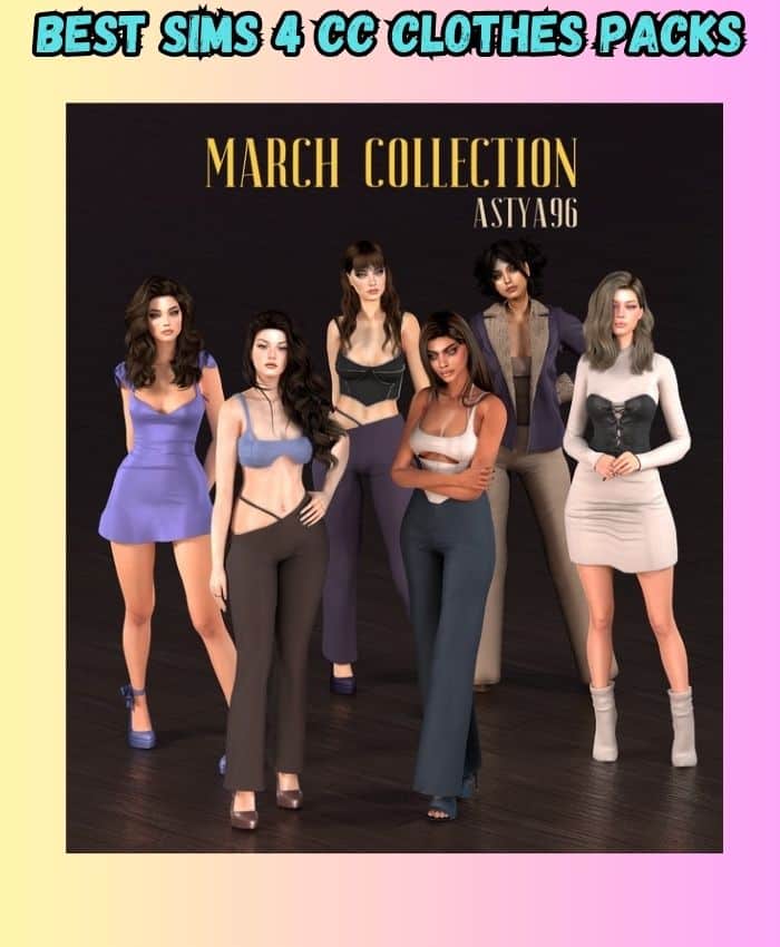 sims 4 march collection clothes