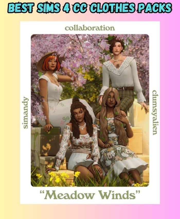 Sims 4 meadow winds outfits