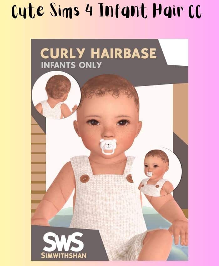 sims 4 infant with pacifier and has curly hairbase