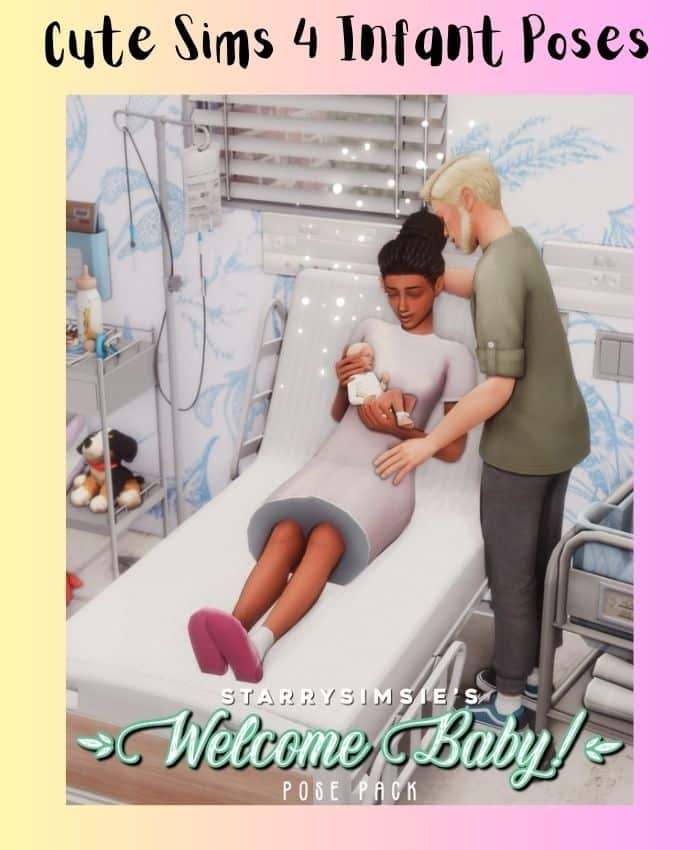 new parents welcoming their new sim baby