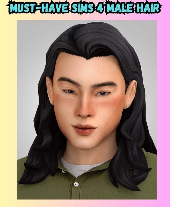 longer hair on male sim