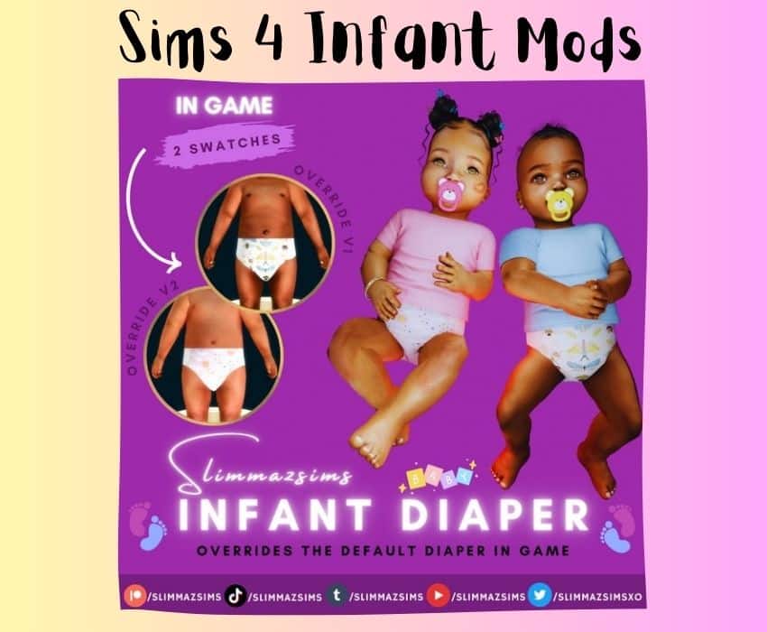 sims 4 infants diaper mod