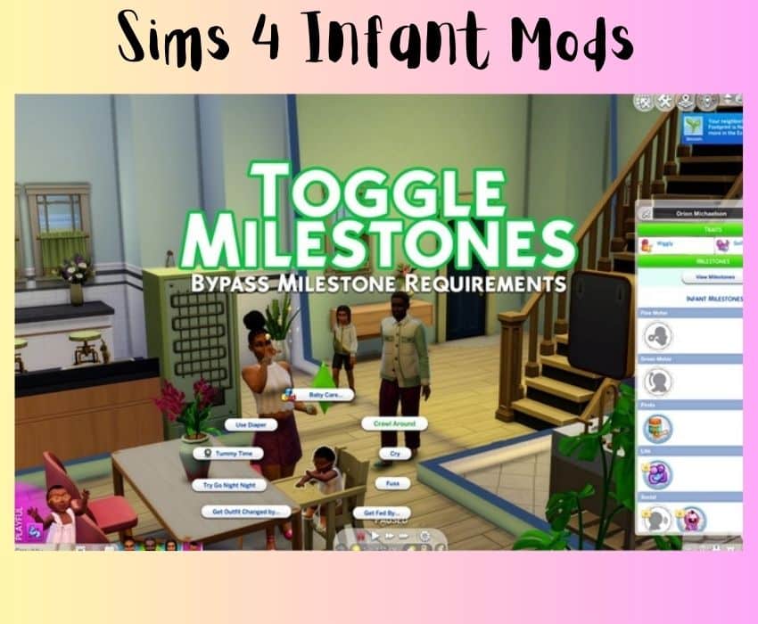 Sims 4 Toggle Milestones bypass milestone requirements mod