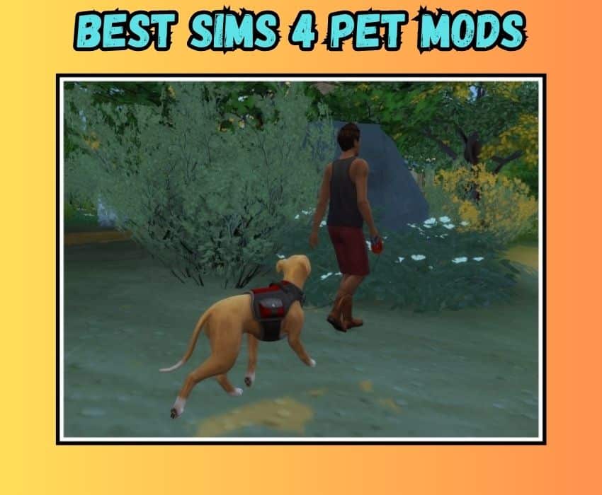 sims 4 dog walker and dog jogger mod