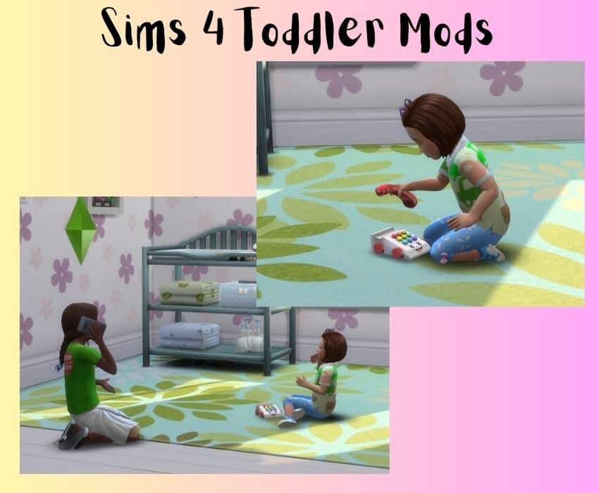 sims 4 toddler playing with phone