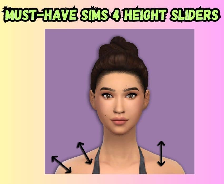 Sims 4 shoulder height slider