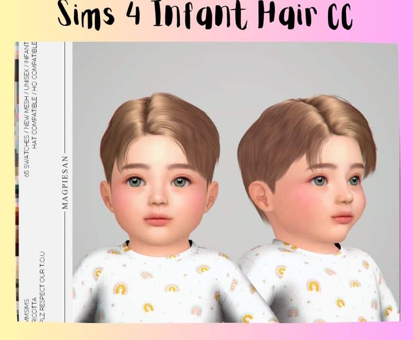 15+ Cutest Sims 4 Infant Hair CC 2024 (Pigtails, Baby Hair, Buns, & More)