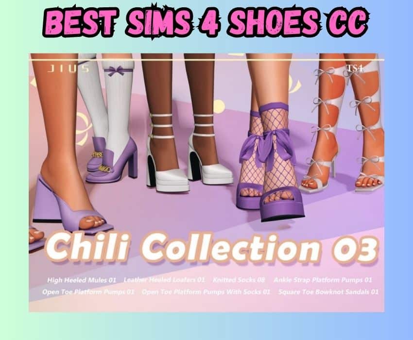 Sims 4 high heels collection 