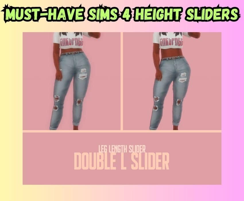 sims 4 leg length slider