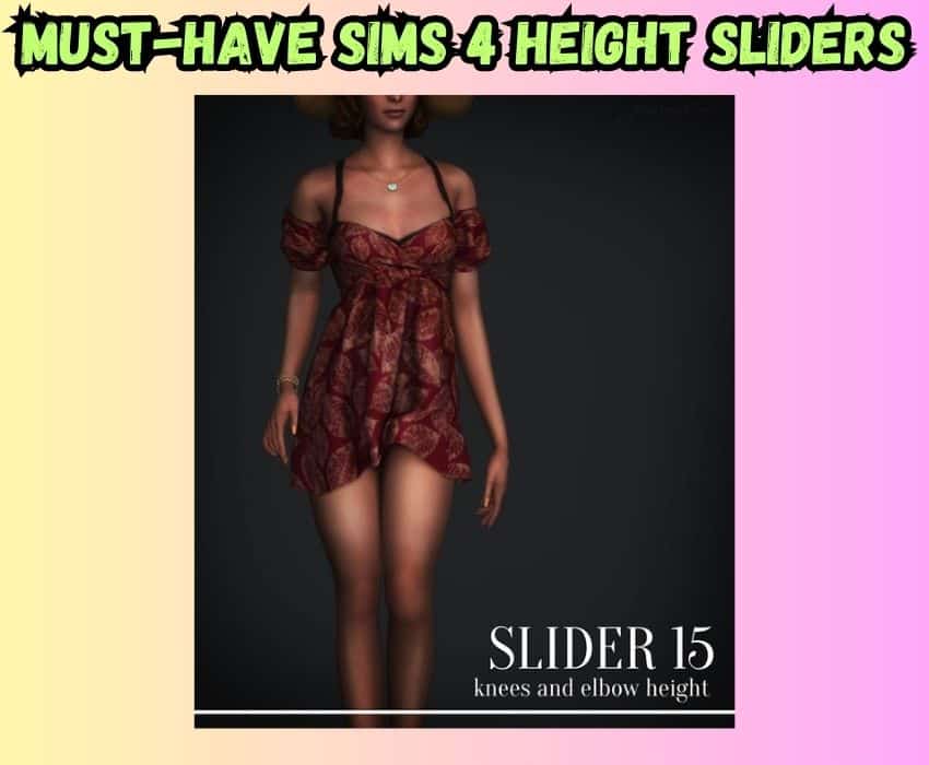sims 4 height slider mod for knees and elbow 