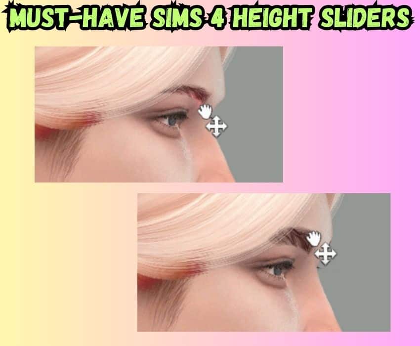 sims 4 eyebrow height slider