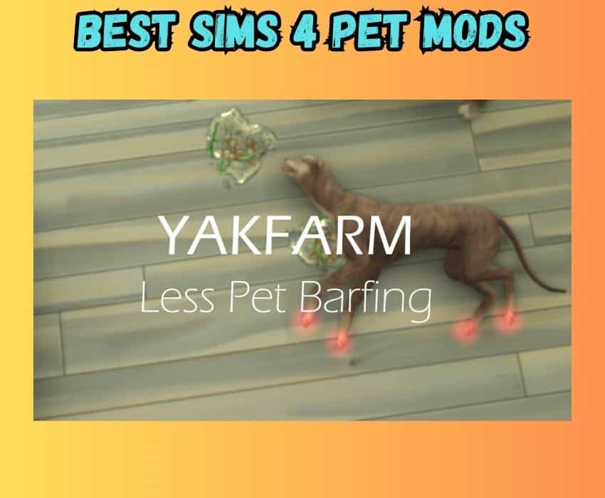 less pet barfing mod