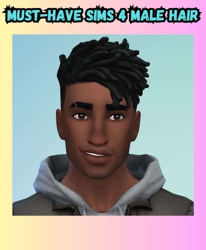 Sims 4 male with dreads