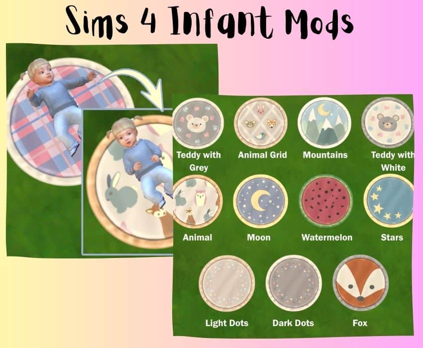 sims 4 infant rug overrides swatches