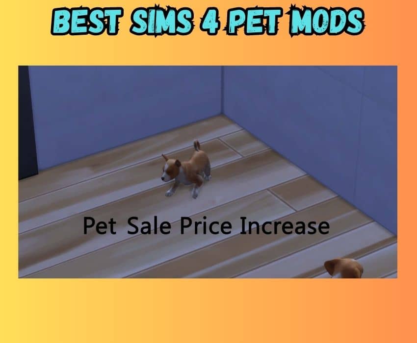 sims 4 pet sale price increase mod
