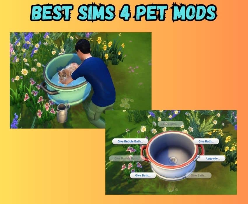 sims 4 off grid washtub for pets