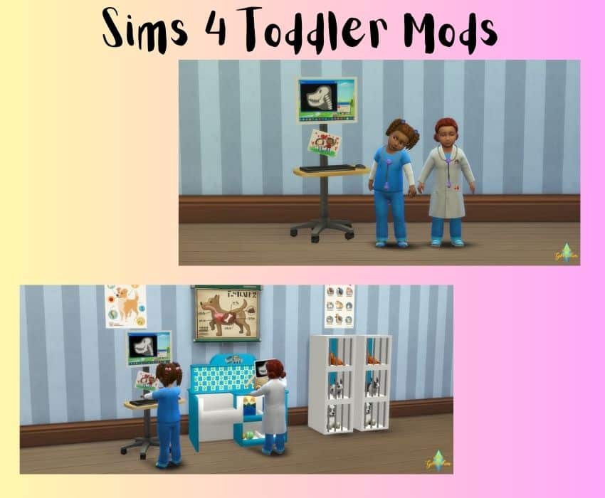 sims 4 toddler mod vet playset 