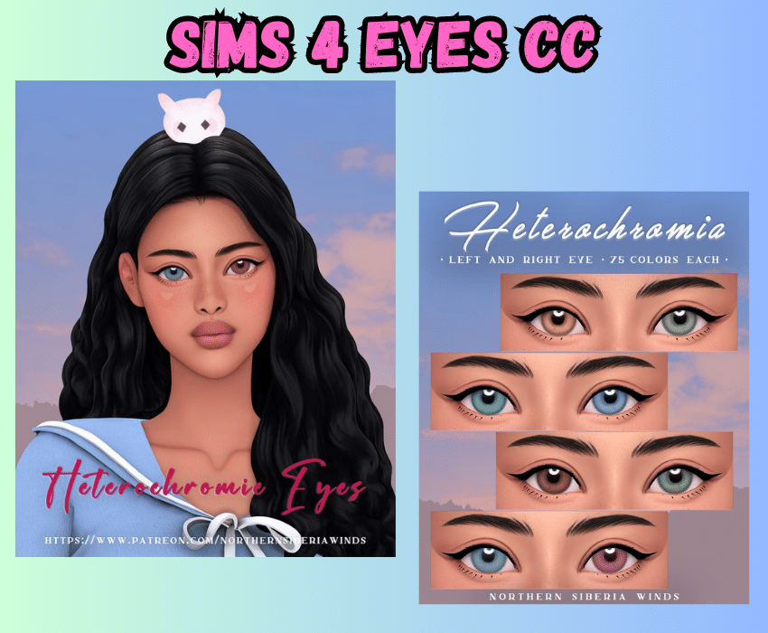 sims 4 heterochromia eyes 