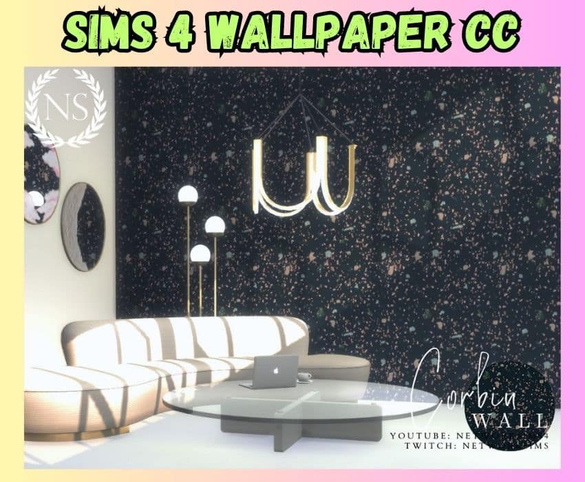 sims 4 splotchy wallpaper cc