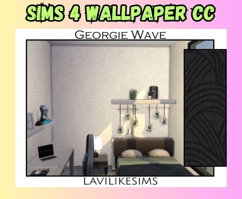 sims 4 swirl pattern wallpaper cc