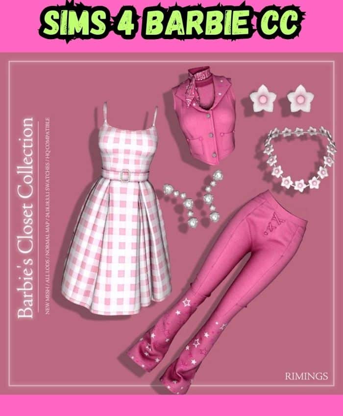 Barbie western style outfits