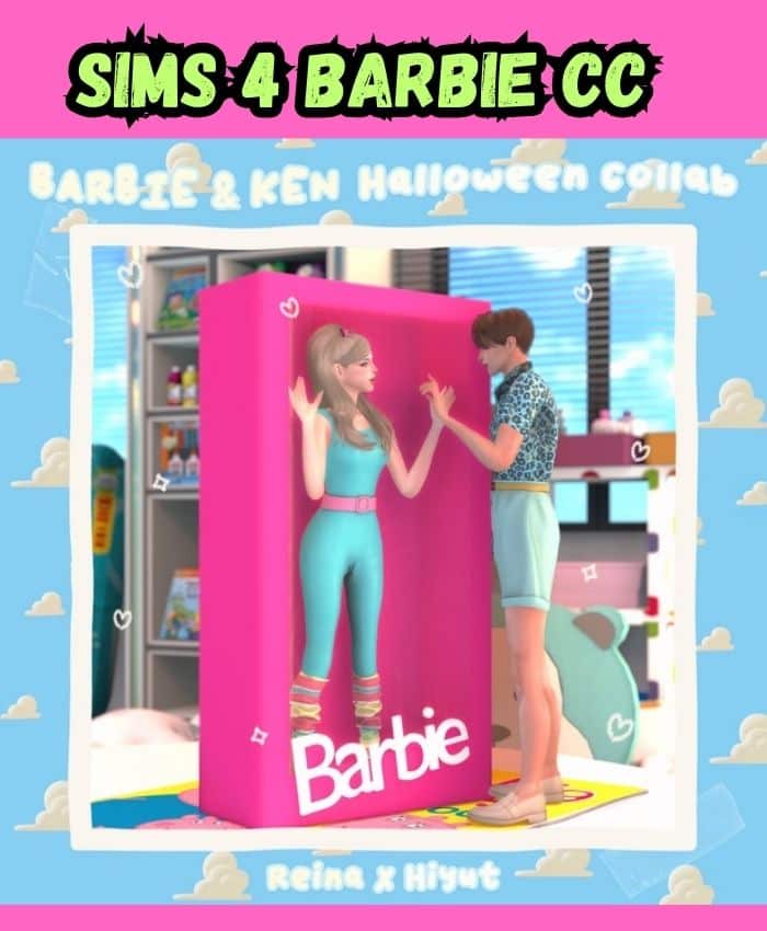 Barbie doll box with ken and barbie