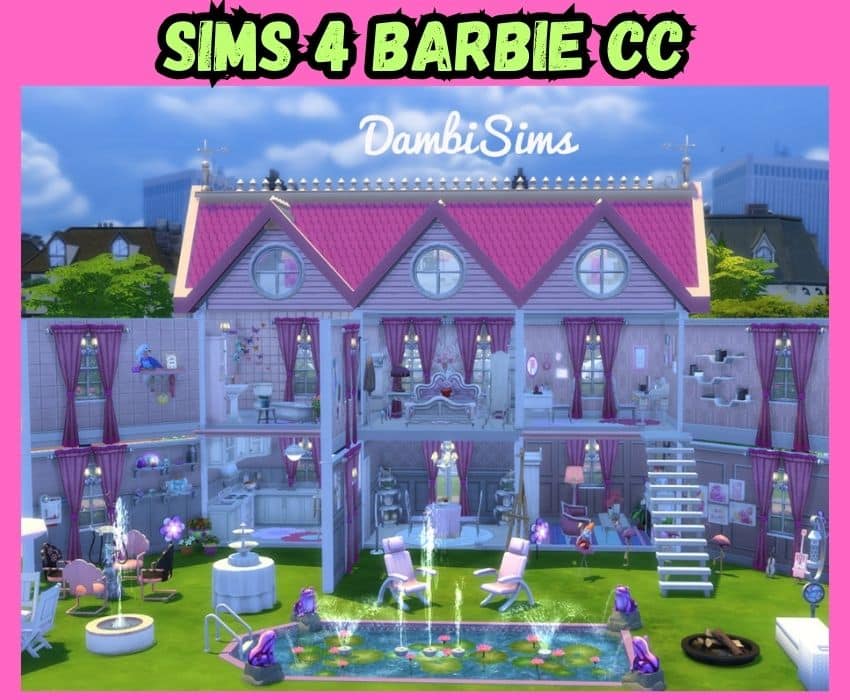 sims 4 barbie doll house