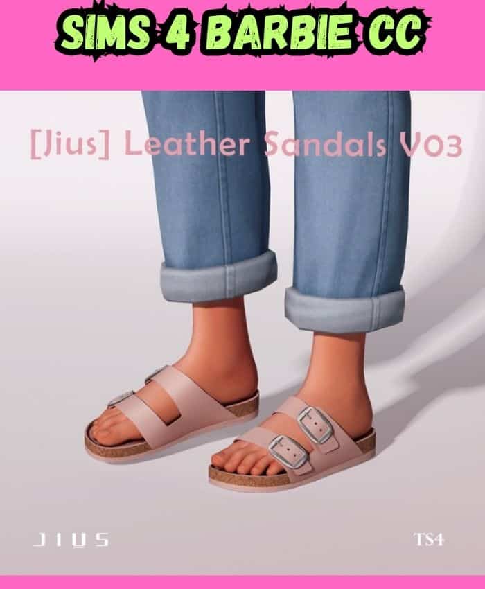 Leather sandals