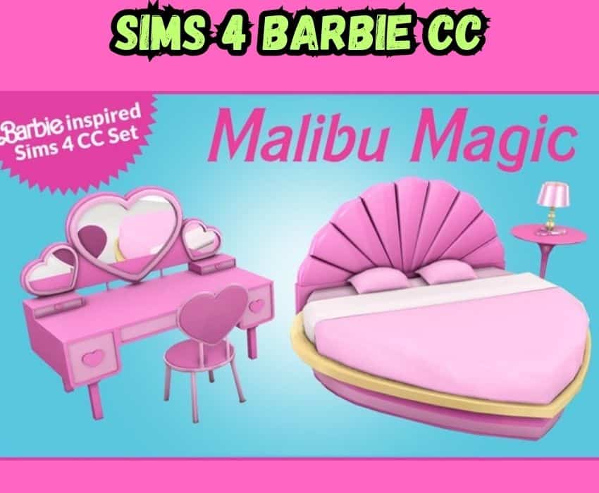 sims 4 pink furniture set