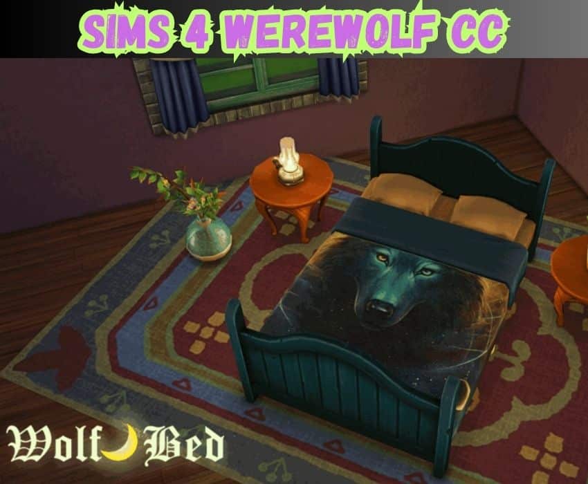 sims 4 wolf bed