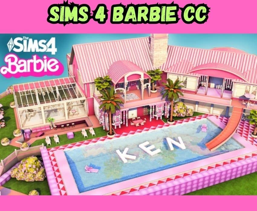 Sims 4 Barbie malibu mansion build