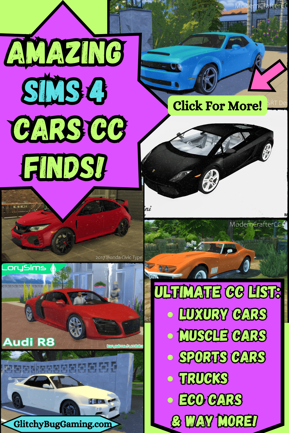 different sims 4 car cc