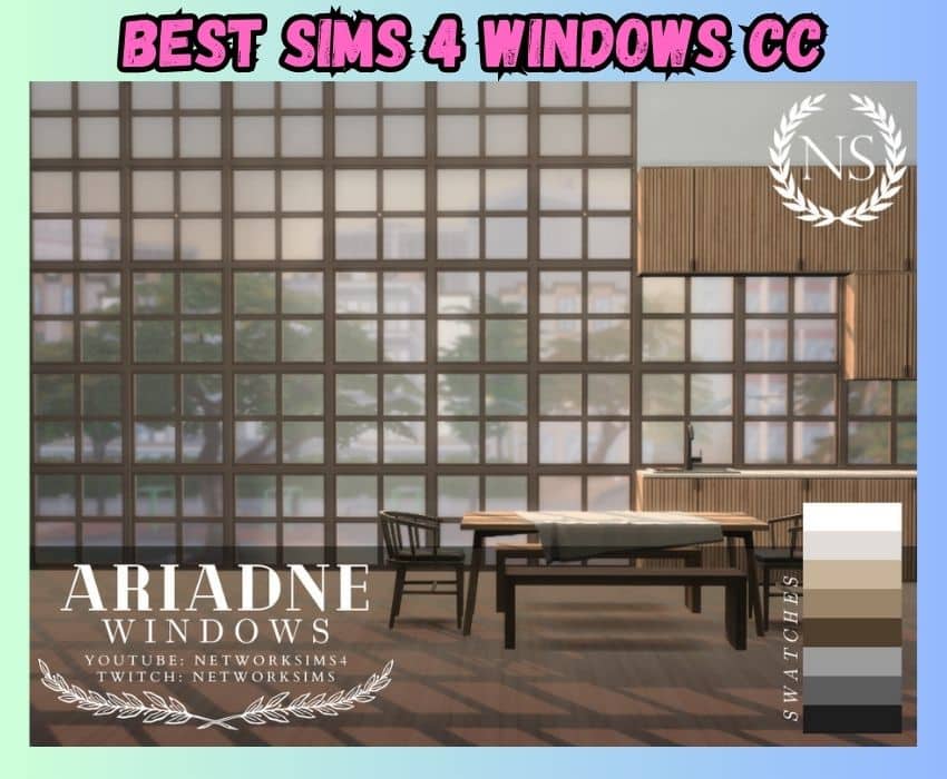 sims 4 modern windows 