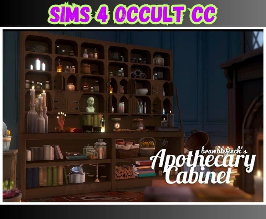 sims 4 spooky cabinet