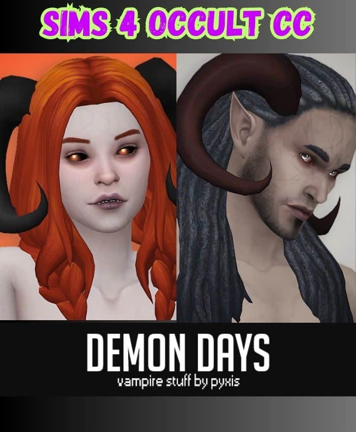 sims 4 demon horns