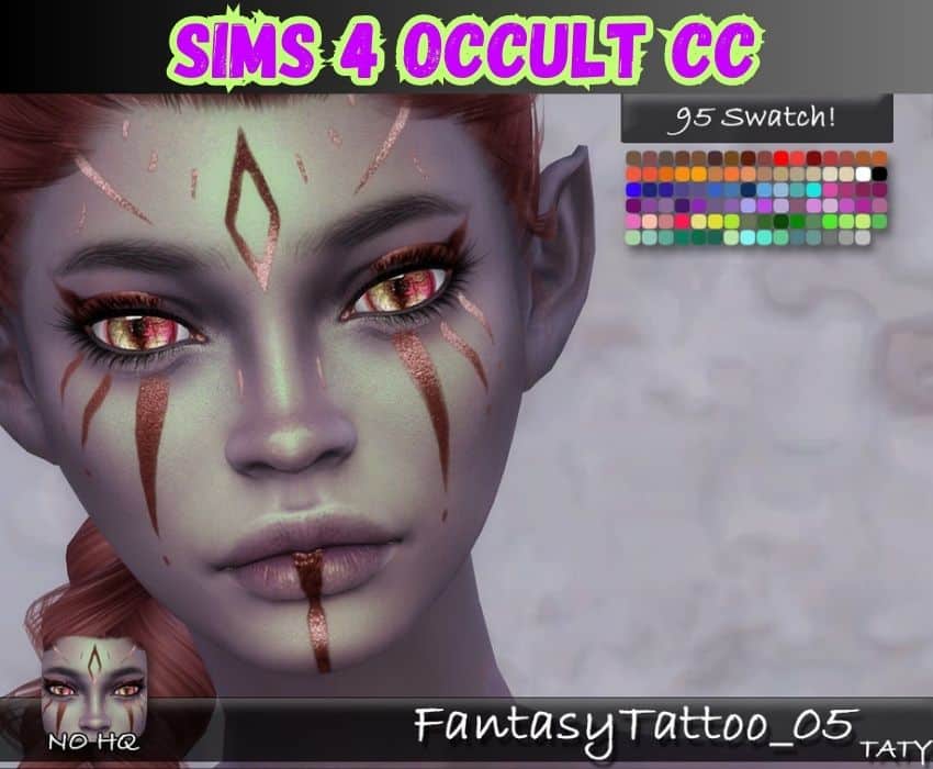 sims 4 occult tattoo