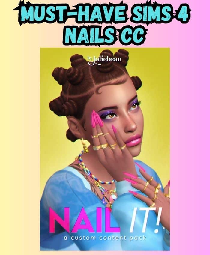 sims 4 nail cc pack