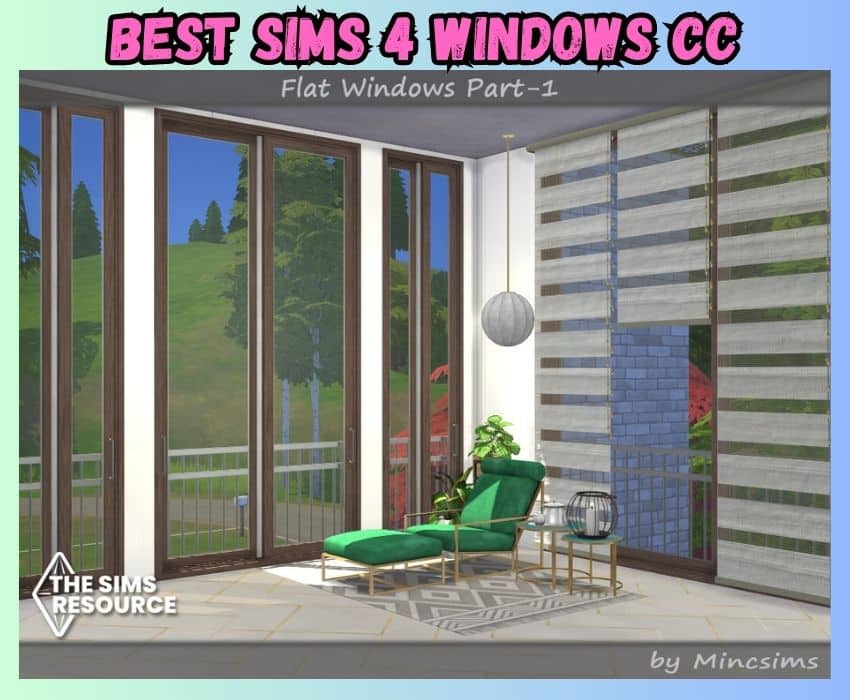 sims 4 flat windows cc