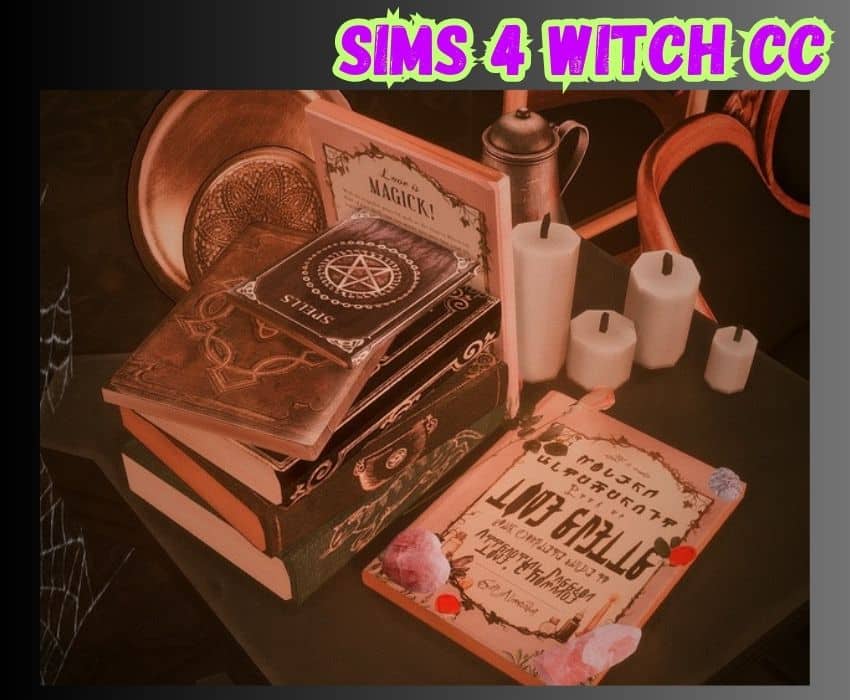 sims 4 witch cc spell books