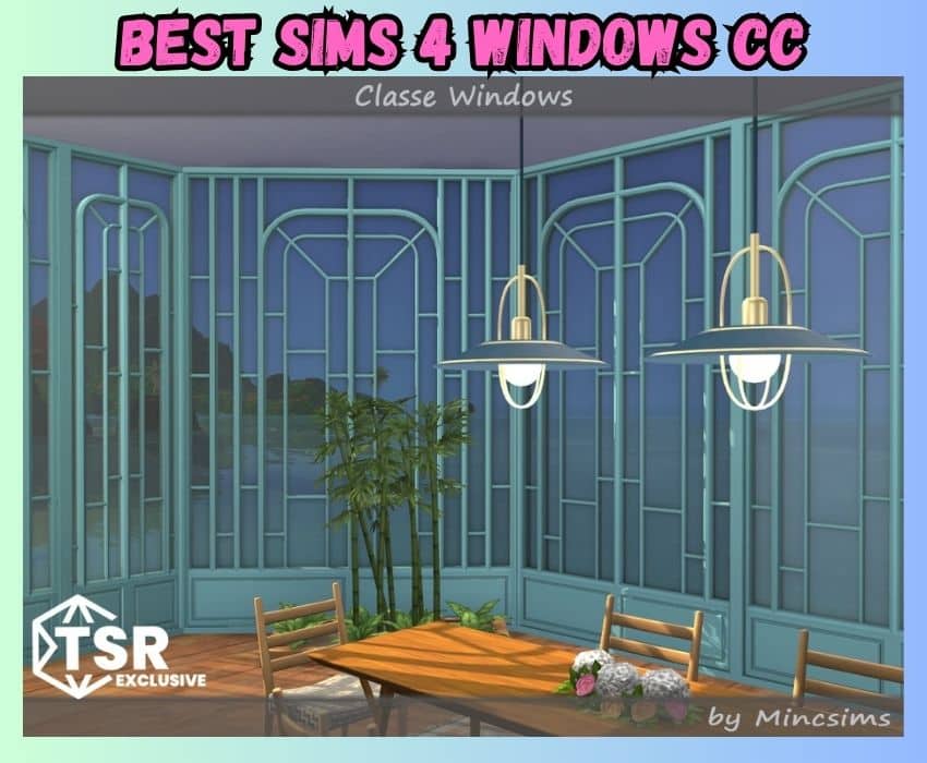 sims 4 unique windows in blue 