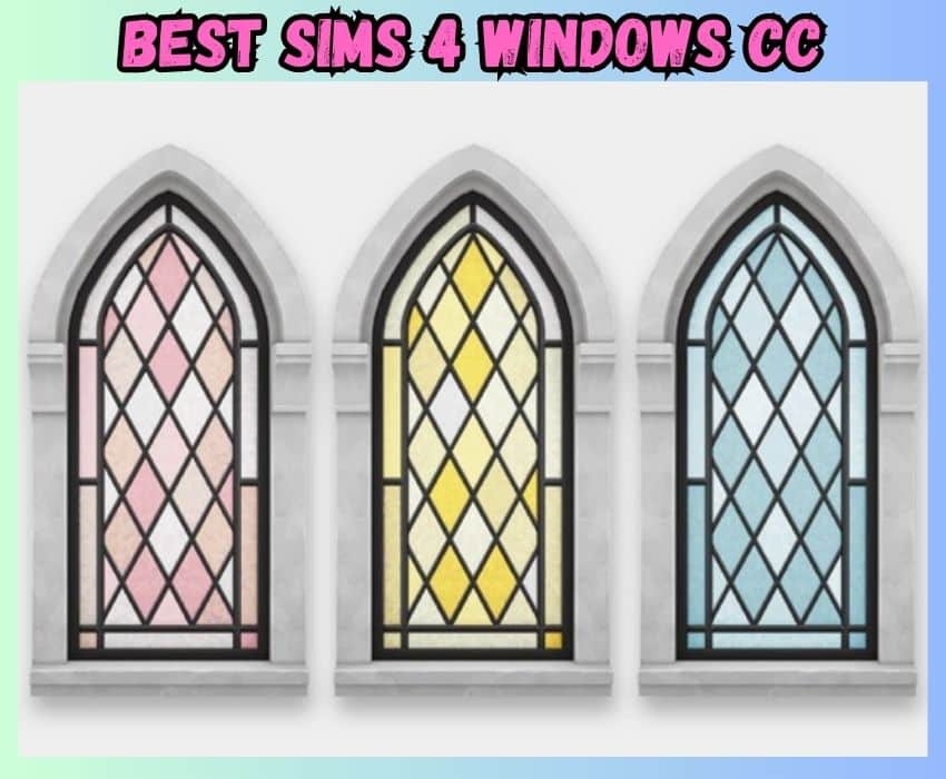 sims 4 stained glass windows cc